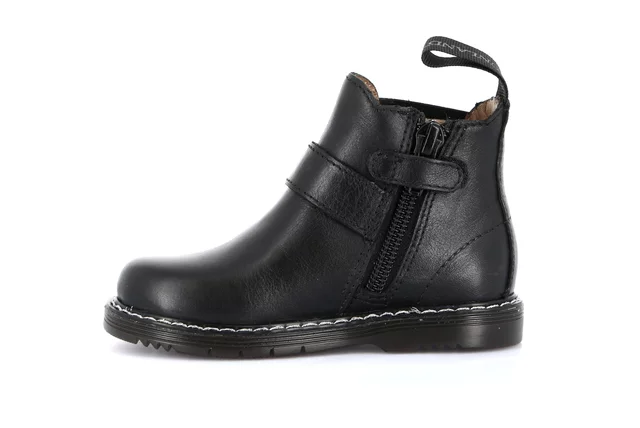 Girl's ankle boot with zip | NILL PP0095 - BLACK | Grünland Junior