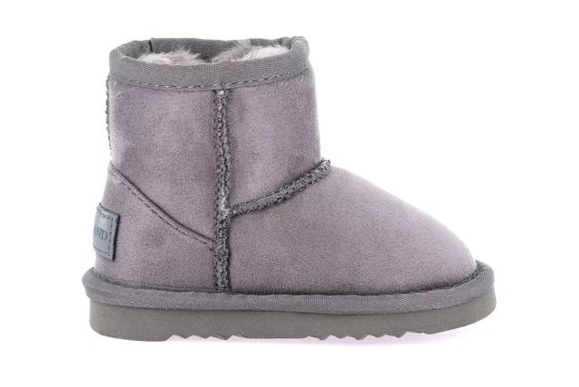 Little girl's boot in artificial fur | CROY PP0098 - GREY | Grünland Junior