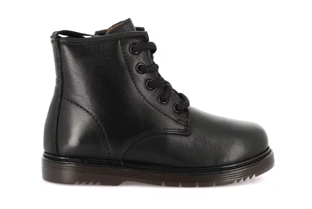 Genuine leather ankle boot | NILL PP0193 - NERO-NERO | Grünland Junior