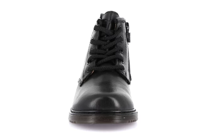 Genuine leather ankle boot | NILL PP0193 - NERO-NERO | Grünland Junior