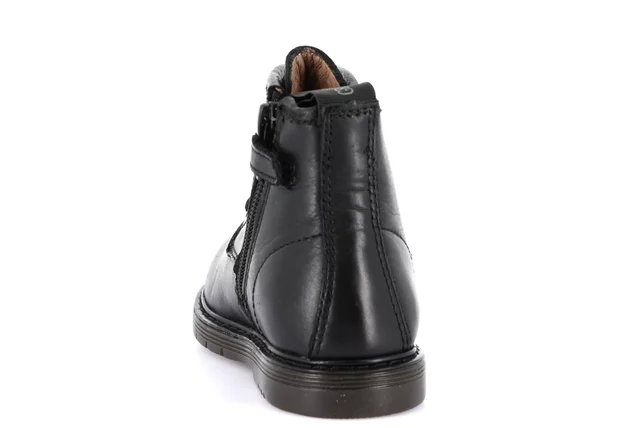 Genuine leather ankle boot | NILL PP0193 - NERO-NERO | Grünland Junior