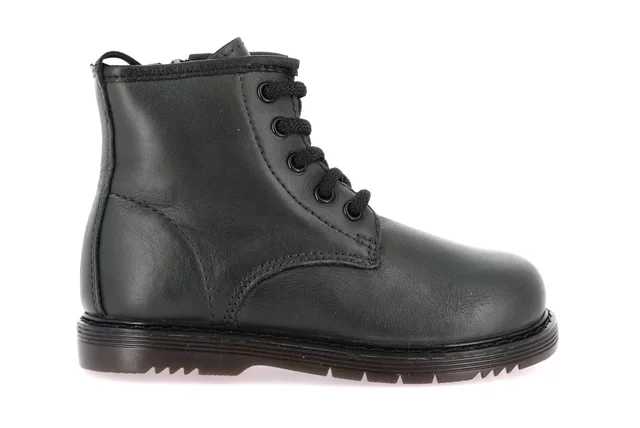 Genuine leather ankle boot | NILL PP0193 - OLIVA | Grünland Junior