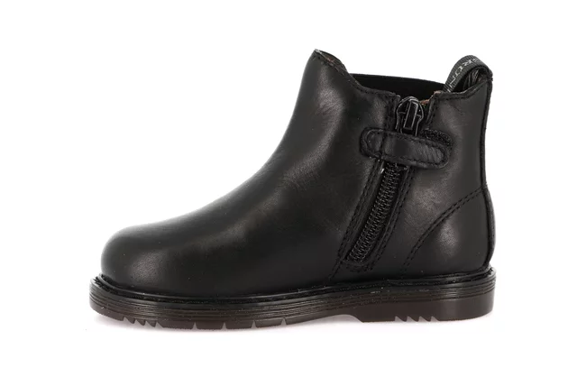 Beatles in genuine leather | NILL PP0194 - NERO-NERO | Grünland Junior