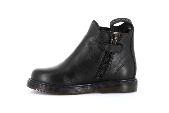 Beatles in genuine leather | NILL PP0194 - NERO-ROYAL | Grünland Junior