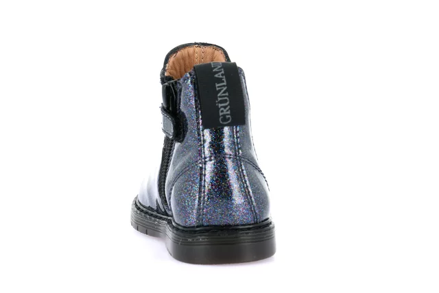 Beatles first steps in patent leather | NILL PP0195 - BLU NOTTE | Grünland Junior