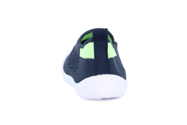 Lightweight and super flexible first steps shoes PP0468 - JEANS-LIME | Grünland Junior