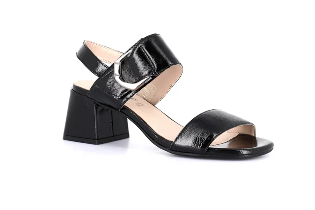 Sandal with heel | COSA SA1053 - black