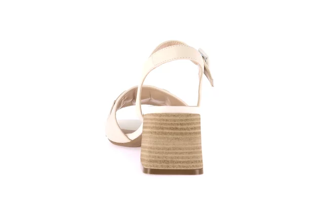 Sandal with heel | COSA SA1054 - SEPPIA | Grünland