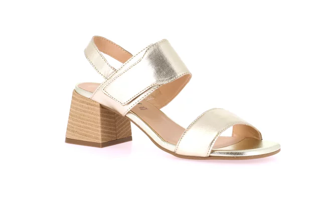 Sandal with heel | COSA SA1055 - platino