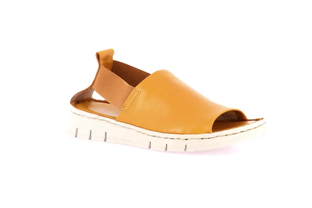 Komfort-Sandale mit sportlichem Style  | GITA SA1199 - GELB | Grünland