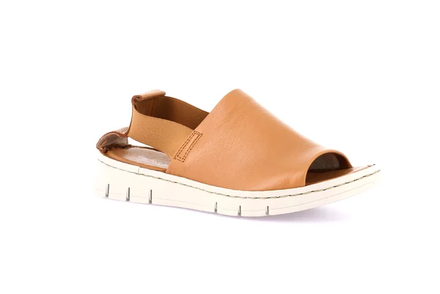 Comfort sandal with a sporty style | GITA SA1199 - TERRA | Grünland