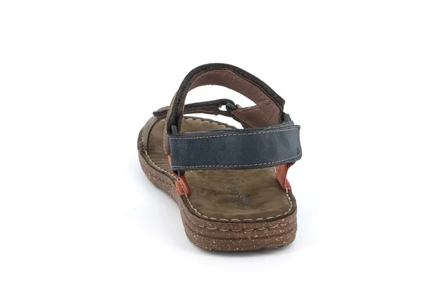 Sandale mit Fußbett Soft | LAPO SA1233 - T.MORO-MULTI | Grünland