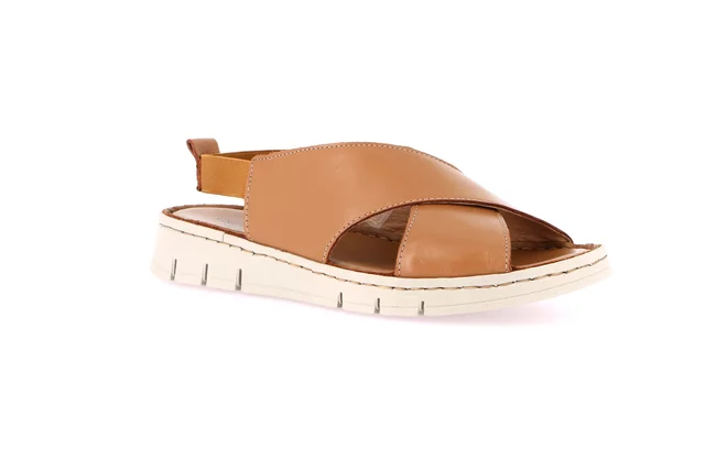 Sandalo sporty in vera pelle | GITA SA1891 - TERRA | Grünland