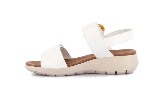 Sandalo sporty-chic | DEMA SA1943 - BIANCO | Grünland