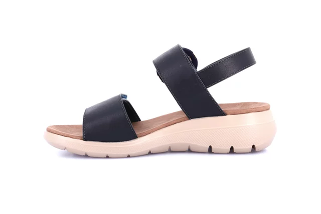 Sporty-chic sandal | DEMA SA1943 - BLUE | Grünland