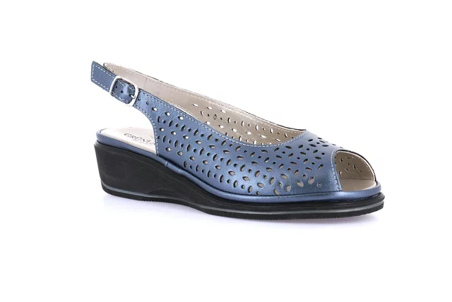 Sandalo comfort in pelle | ELOI  SA1952 - blu