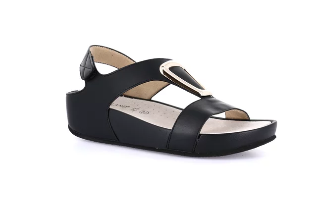 Sandalo comfort | DIRA SA2061 - NERO | Grünland