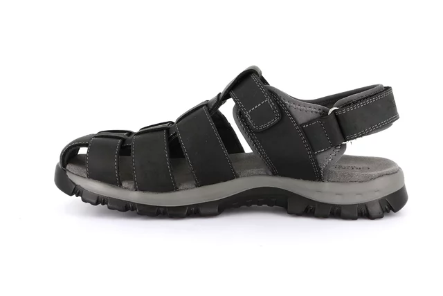 Sport spider sandal | MELT SA2100 - BLACK | Grünland