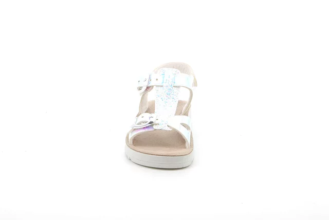 T-Bar sandal for little girl | GRIS SA2108 - CELESTE | Grünland Junior
