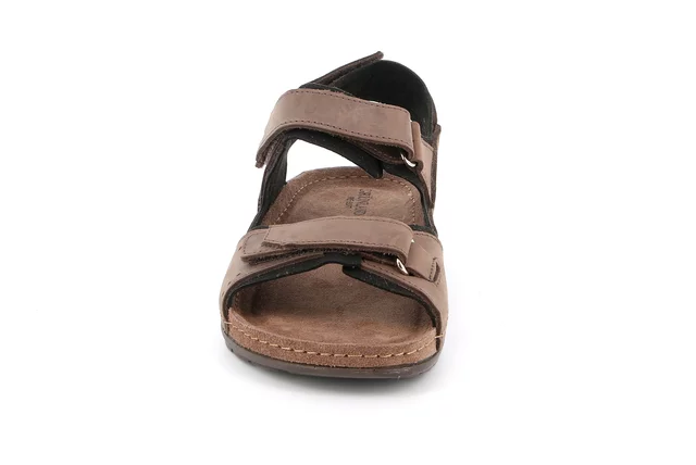 Men's sandal with tear closure | SIRU SA2109 - TESTA DI MORO | Grünland