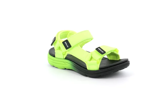 Tech sandal for children | IDRO SA2111 - lime