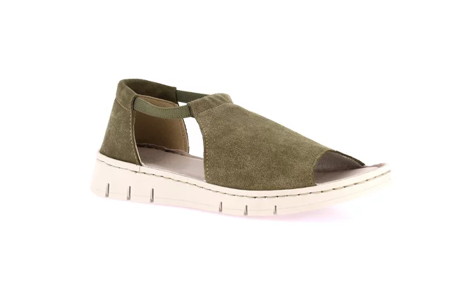 Comfort sandal with a sporty style | GITA SA2153 - oliva