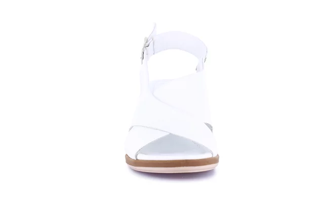 Sandal with heel | FERD SA2157 - WHITE | Grünland