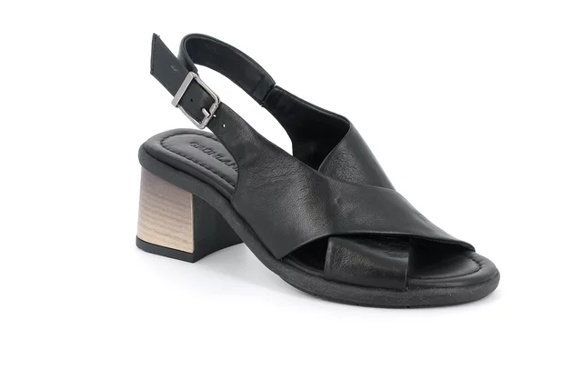 Sandal with heel | FERD SA2157 - black