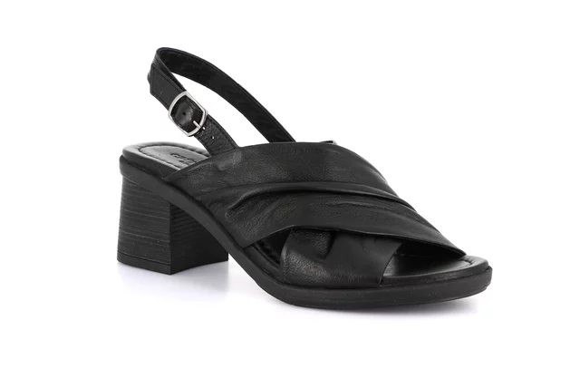 Sandal with heel | FERD SA2160 - black