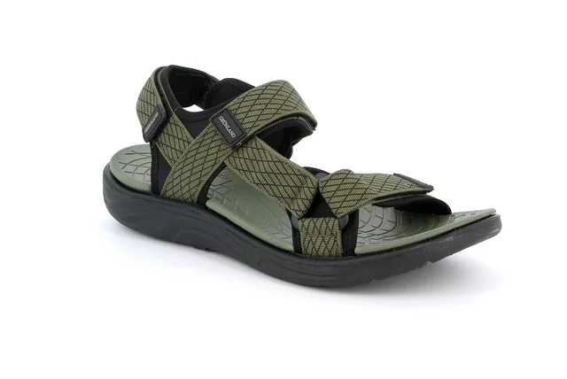 Sports sandal for men | MAAK SA2617 - nero kaki