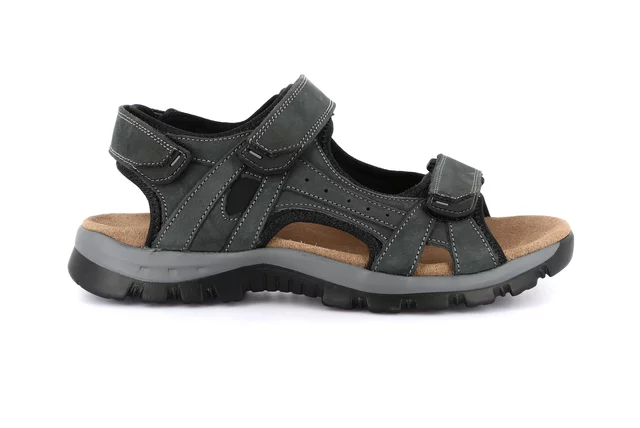 Sports sandal for men | MELT SA2619 - ANTRACITE | Grünland