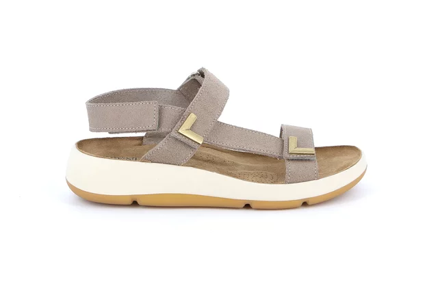 Sandalo comfort dal gusto sportivo | TRAC SA2624 - TAUPE | Grünland