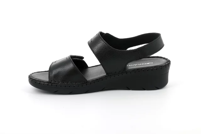Sporty sandal for women SA2633 - BLACK | Grünland