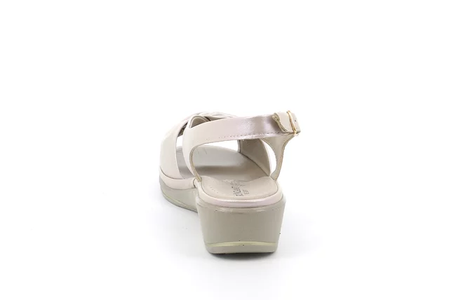 Sandalo comfort in pelle | ELOI  SA2845 - IRIDESCENTE | Grünland