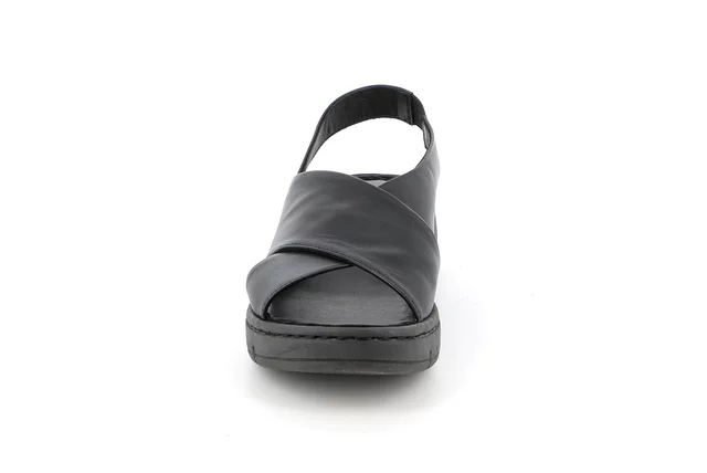 Sandalo comfort dal gusto sportivo | GILI SA3107 - NERO | Grünland