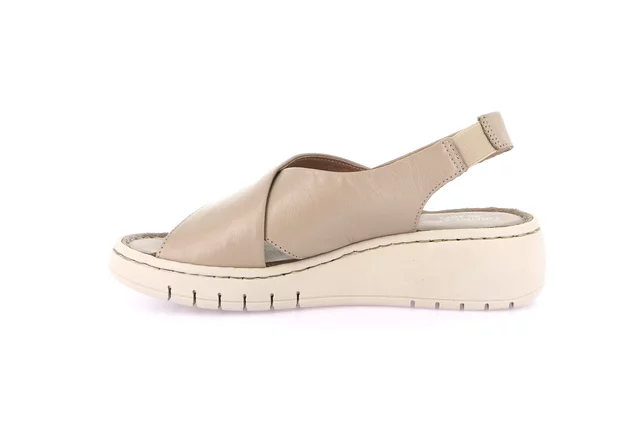 Sandalo comfort dal gusto sportivo | GILI SA3107 - TAUPE | Grünland