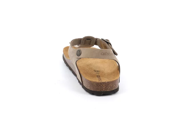 Sandalo in sughero da donna SB0001 - KAKI | Grünland