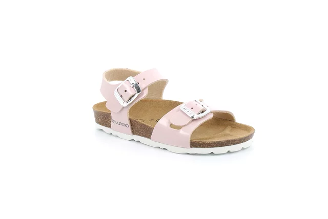 Double buckle cork sandal | LUCE SB0018 - pink