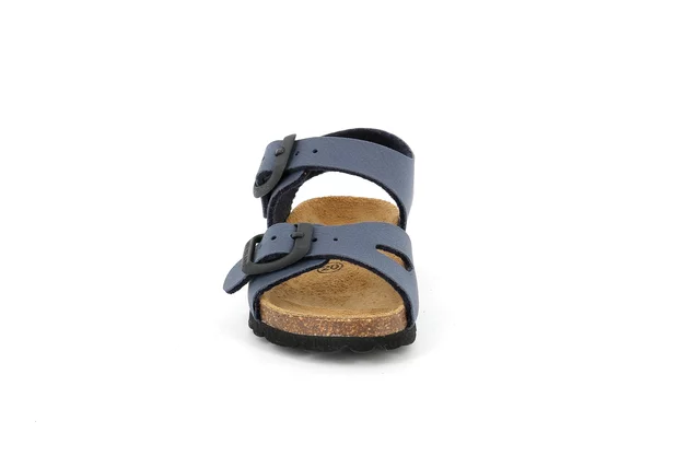 Sandal with two buckles for children | ARIA SB0025 - BLUE | Grünland Junior