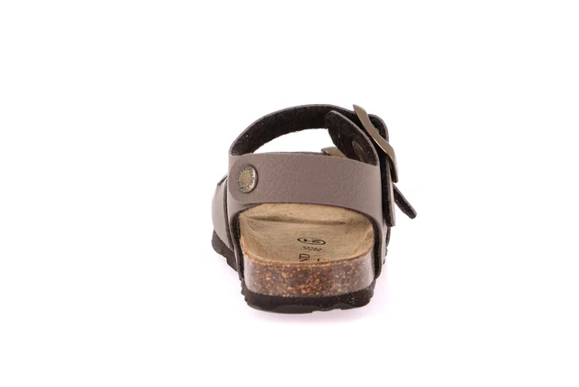 Sandal with two buckles for children | ARIA SB0025 - TESTA DI MORO | Grünland Junior