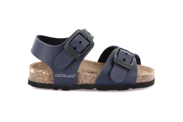 Sandal with recycled material | ARIA  SB0027 - BLUE | Grünland Junior