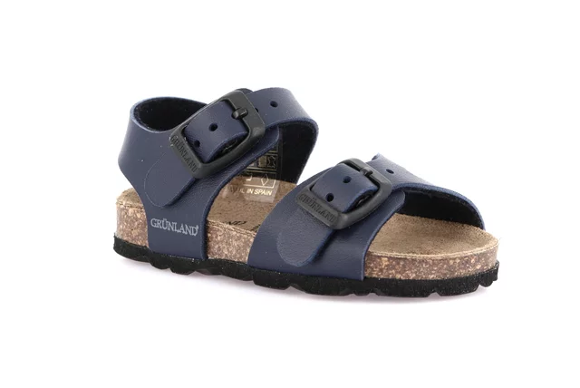 Sandalo in materiale riciclato | ARIA SB0027 - blu