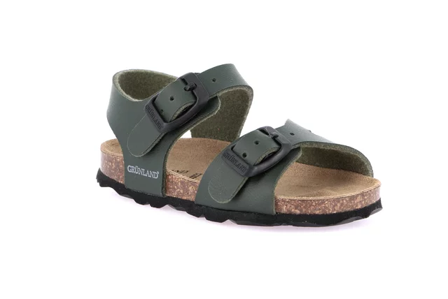 Sandalo in materiale riciclato | ARIA SB0027 - BOSCO | Grünland Junior