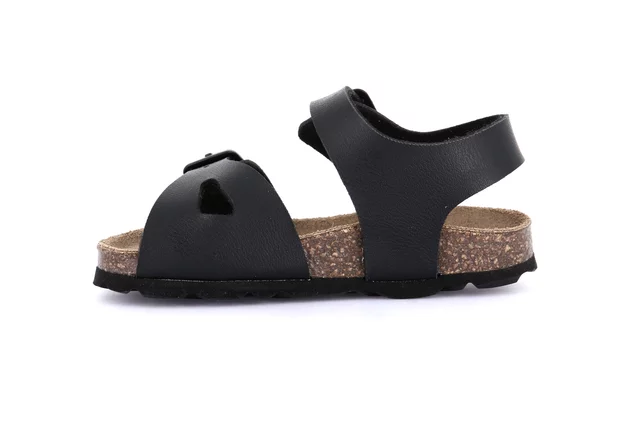 Sandal with recycled material | ARIA  SB0027 - BLACK | Grünland Junior