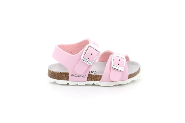 Sandalo in materiale riciclato | ARIA SB0027 - ROSA | Grünland Junior