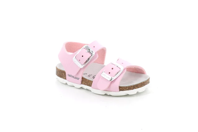 Sandalo in materiale riciclato | ARIA SB0027 - rosa