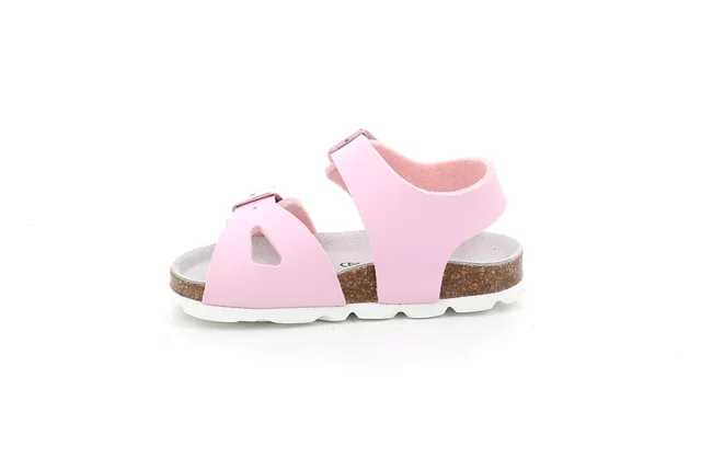 Sandalo in materiale riciclato | ARIA SB0027 - ROSA | Grünland Junior