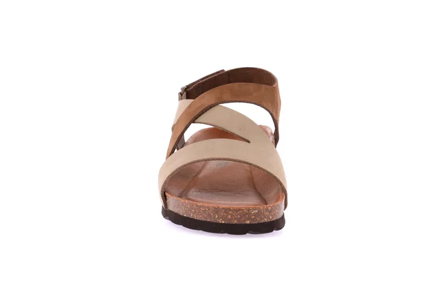 Sandalo in sughero naturale | LEFT SB0073 - BEIGE-T.MORO | Grünland