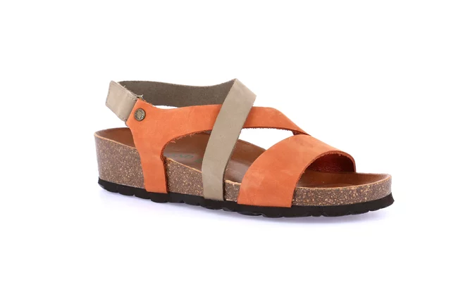 Sandalo in sughero naturale | LEFT SB0073 - mattone beige