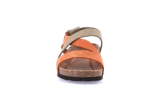 Sandalo in sughero naturale | LEFT SB0073 - MATTONE-BEIGE | Grünland